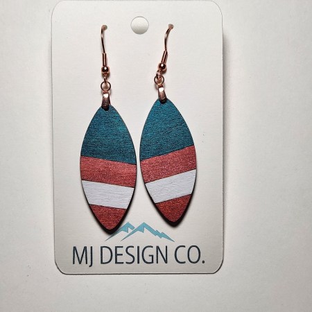 Dangles- green/red/white