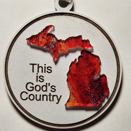 Ornament- God's Country- small