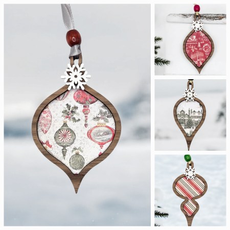 Ornament- Vintage -Set of all 4