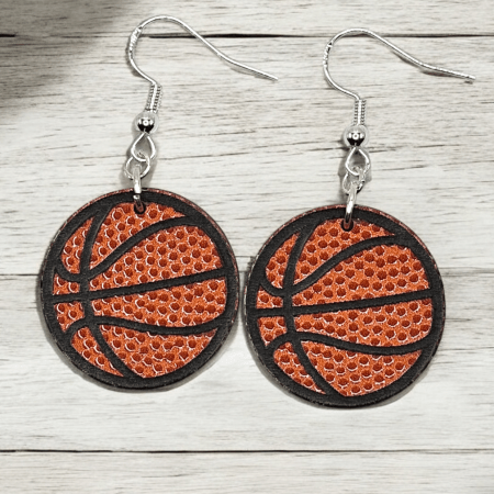 Basketball Earrings