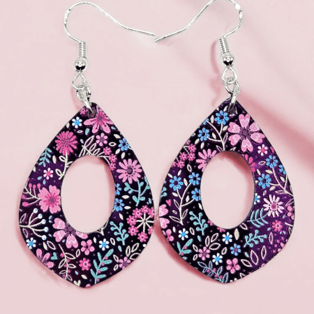 Shimmery Purple Petite Flowers