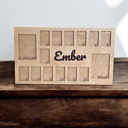 K-12 school picture frame